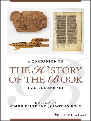 cover image of Companion to the History of the Book